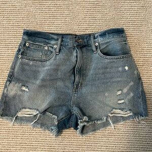 Madewell The Mom Jean Shorts